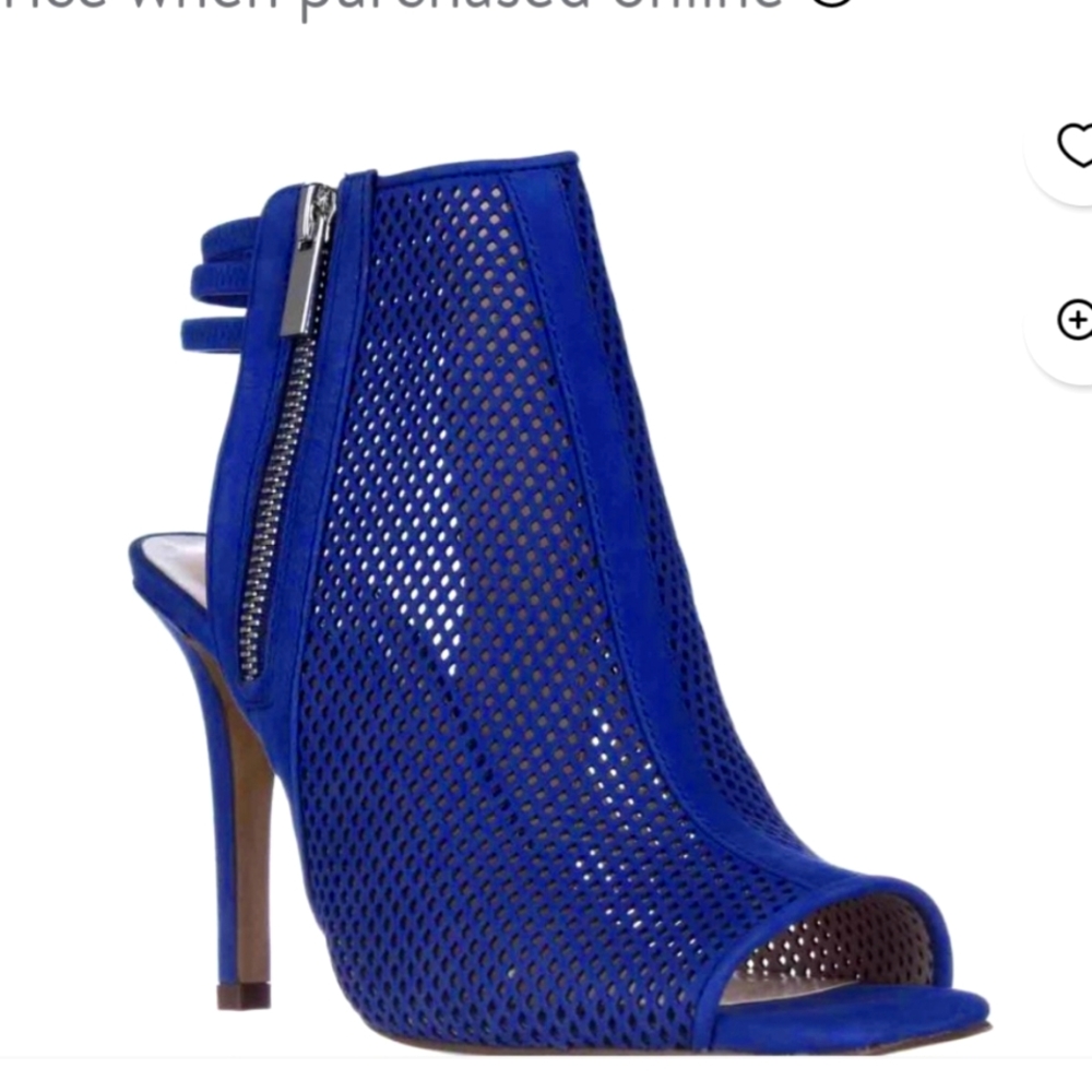 Open toe booties
